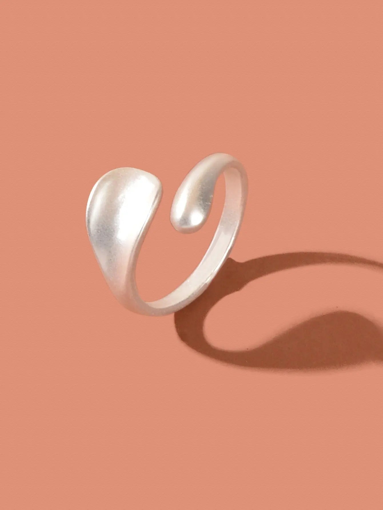 Female Minimalist Jewellery Gold Leaf Design Finger Ring Girl Wedding Party Band Feelontop Jewellery