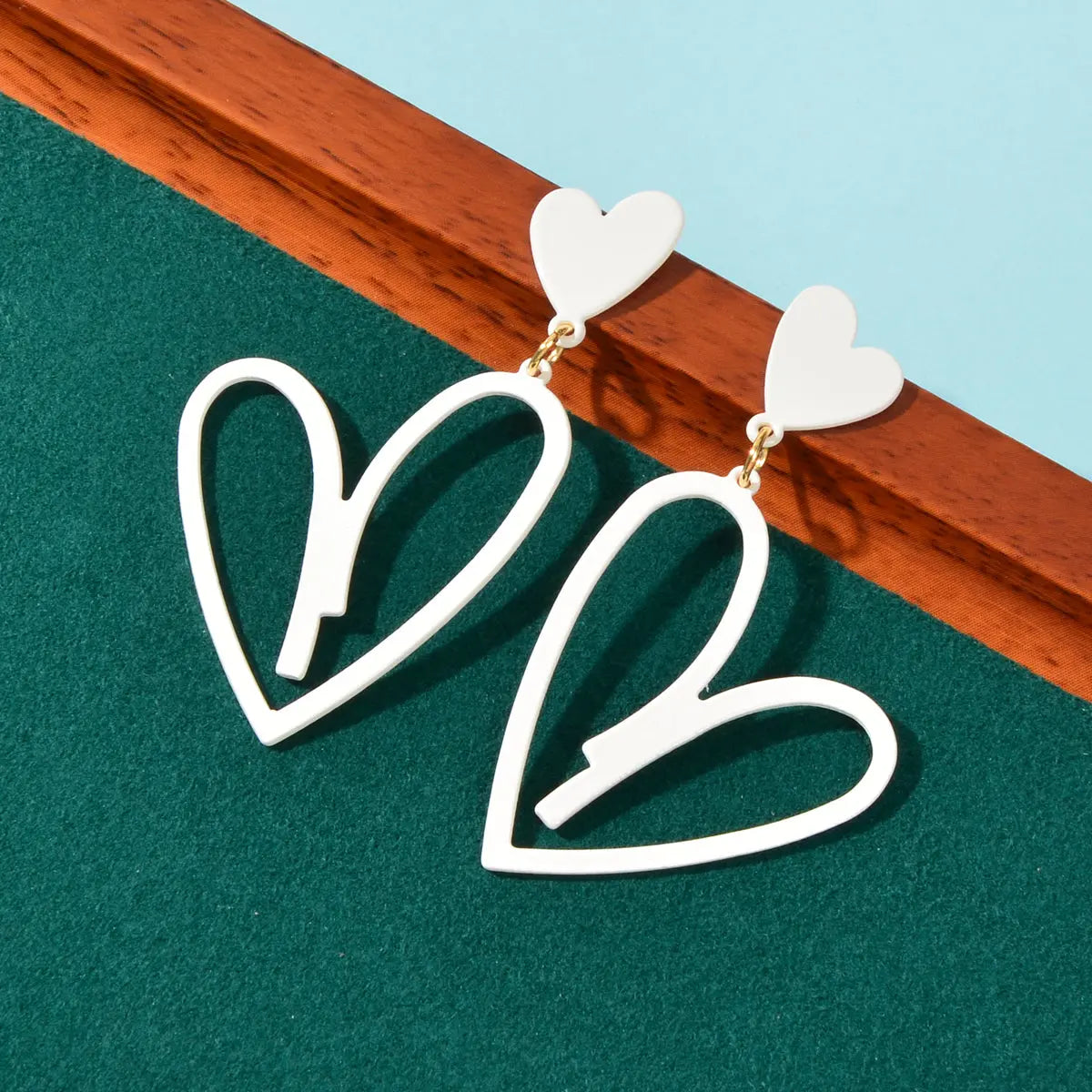 Romantic Heart-shaped Earrings Stylish Ear Accessories Dainty Gifts for Women Feelontop Jewellery
