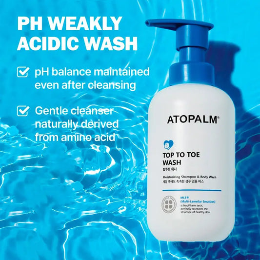 Atopalm Top to Toe Wash 300ml Atopalm