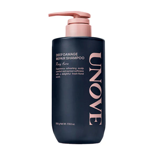 Unove Deep Damage Repair Shampoo 500ml - Rosy Aura-1