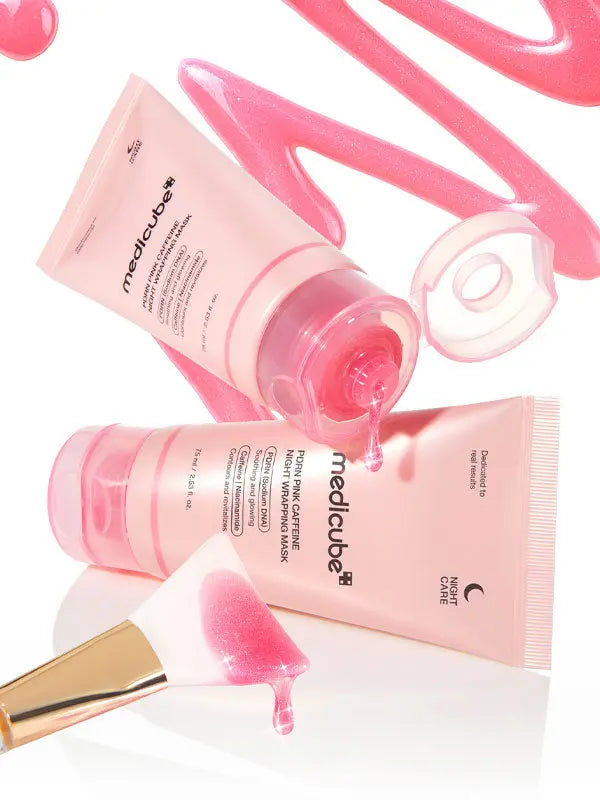 medicube PDRN Pink Caffeine Night Wrapping Mask 75ml-4