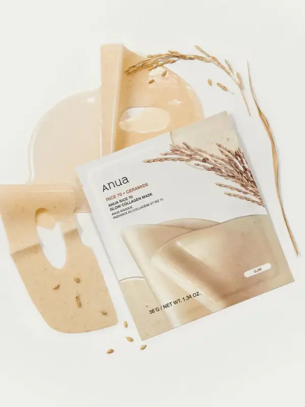 Anua Rice 70 Glow Collagen Mask 38g-2