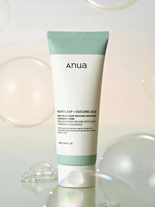 Anua Heartleaf Succinic Moisture Cleansing Foam 150ml-0