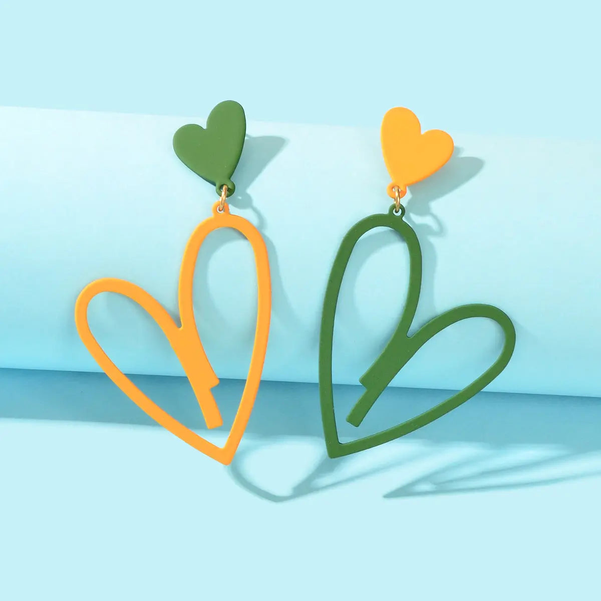 Romantic Heart-shaped Earrings Stylish Ear Accessories Dainty Gifts for Women Feelontop Jewellery