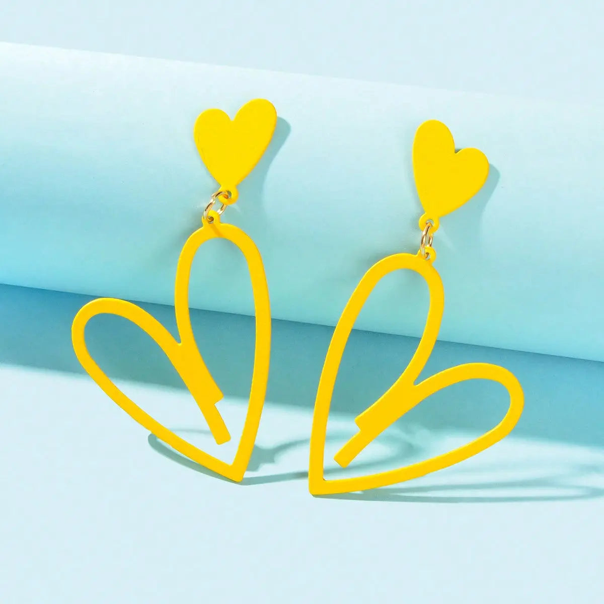 Romantic Heart-shaped Earrings Stylish Ear Accessories Dainty Gifts for Women Feelontop Jewellery