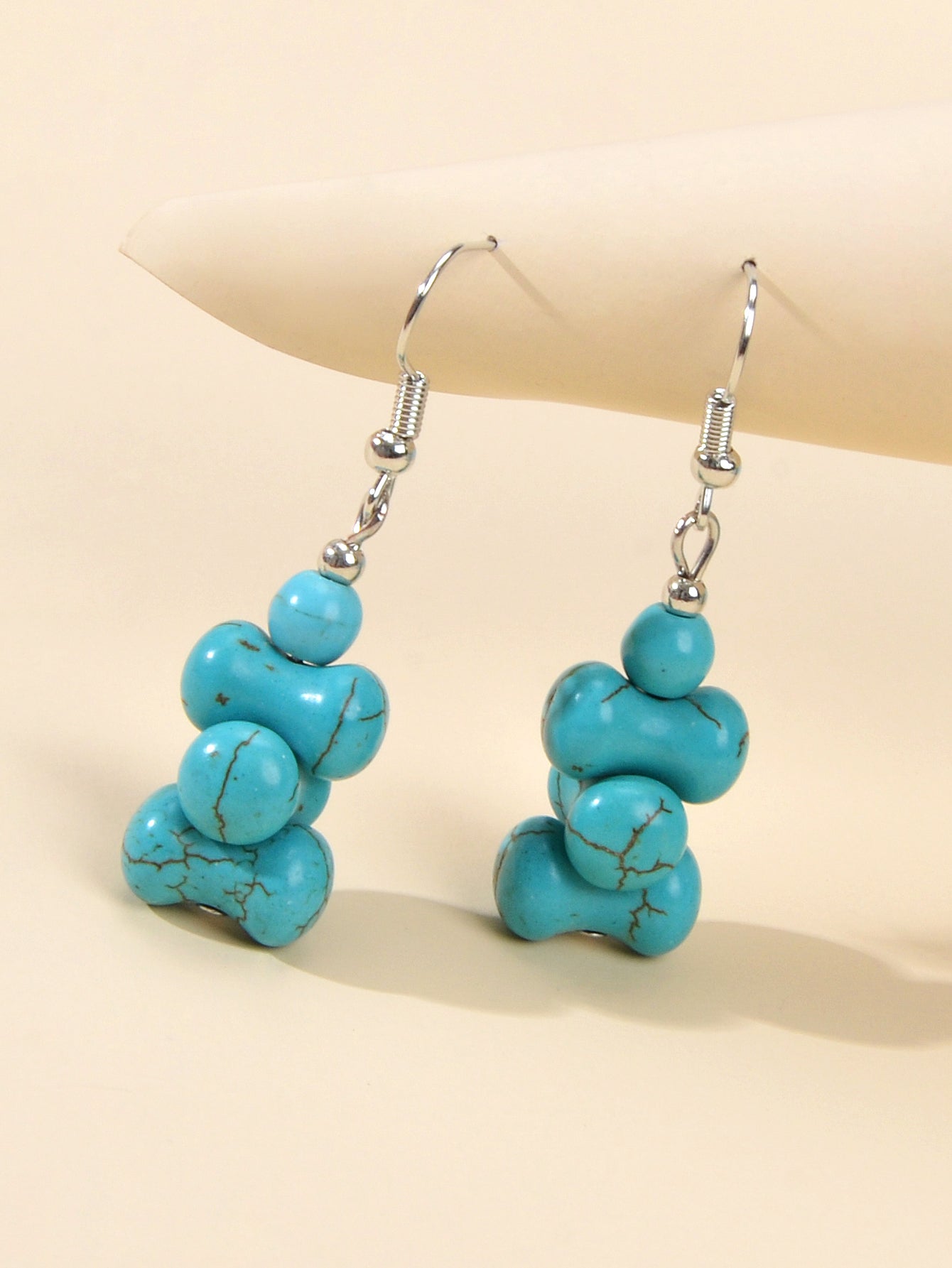 Ethnic American Jewellery Turquoise Geometric Dangle Bohemian Female Earrings Feelontop Jewellery