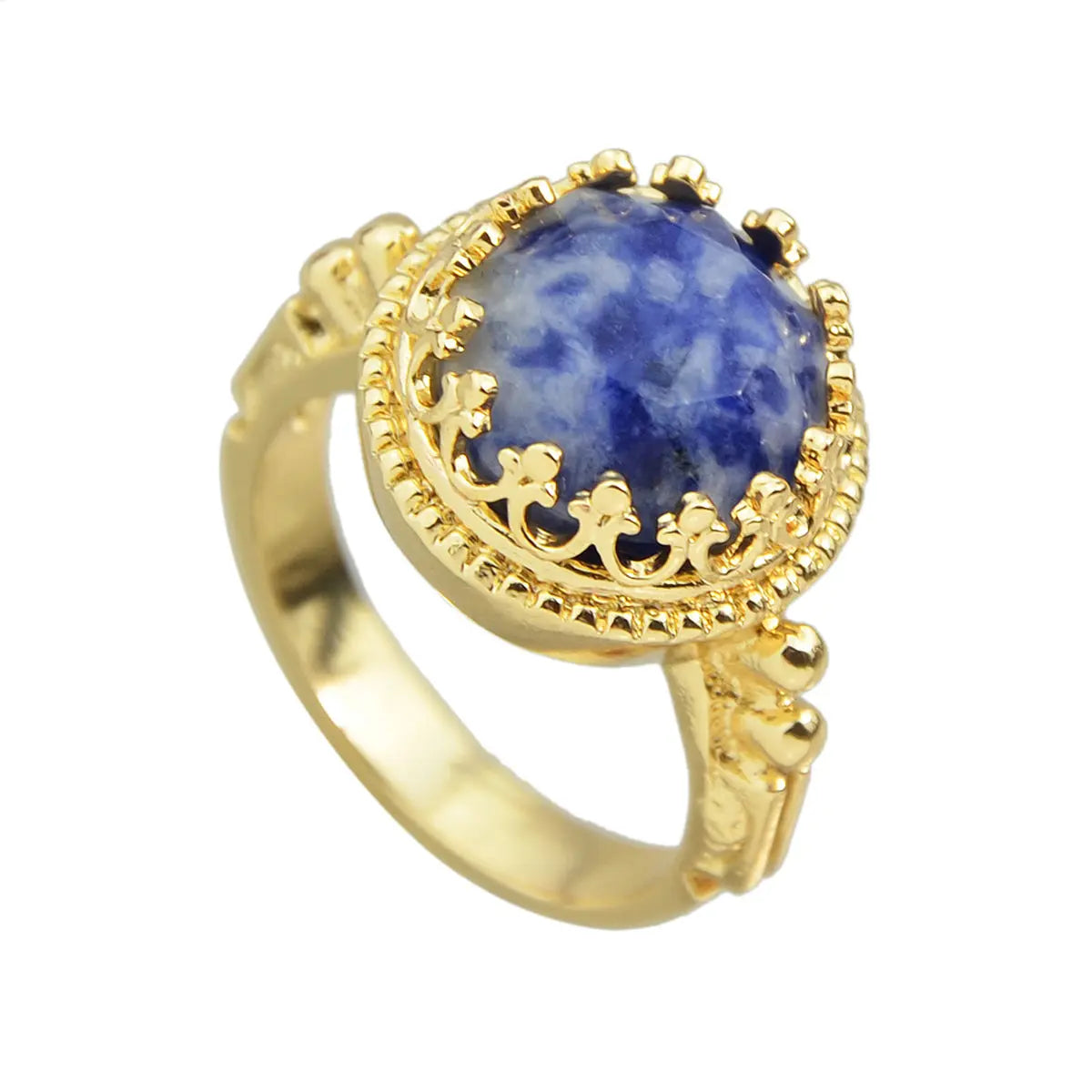 Retro Women Accessories Colorful Resin Round Ball Finger Band Ring Jewelry Gift Feelontop Jewellery