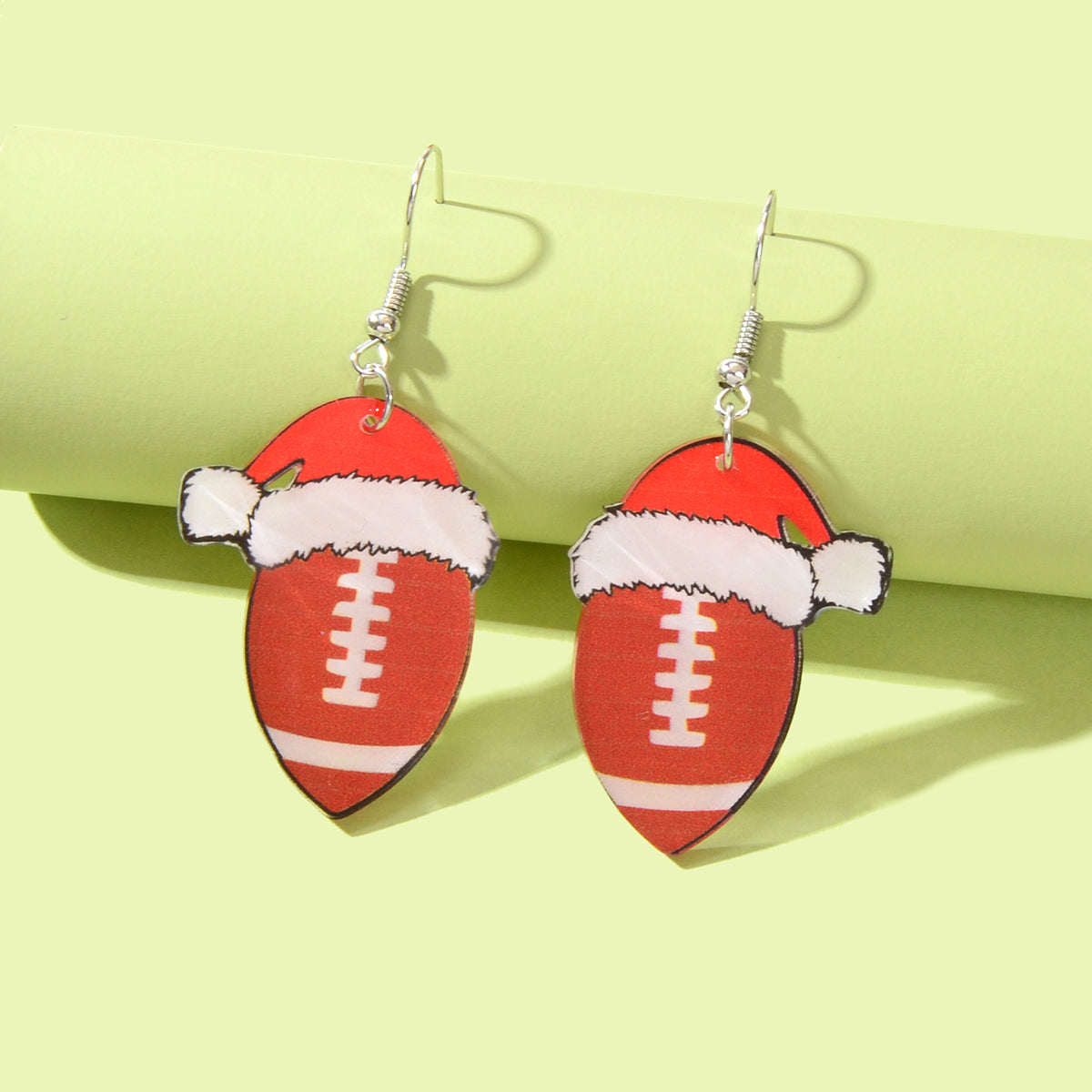 Christmas Gift Aussie Rules Footy Charm Earrings Australian Football Jewelry AFL Feelontop Jewellery