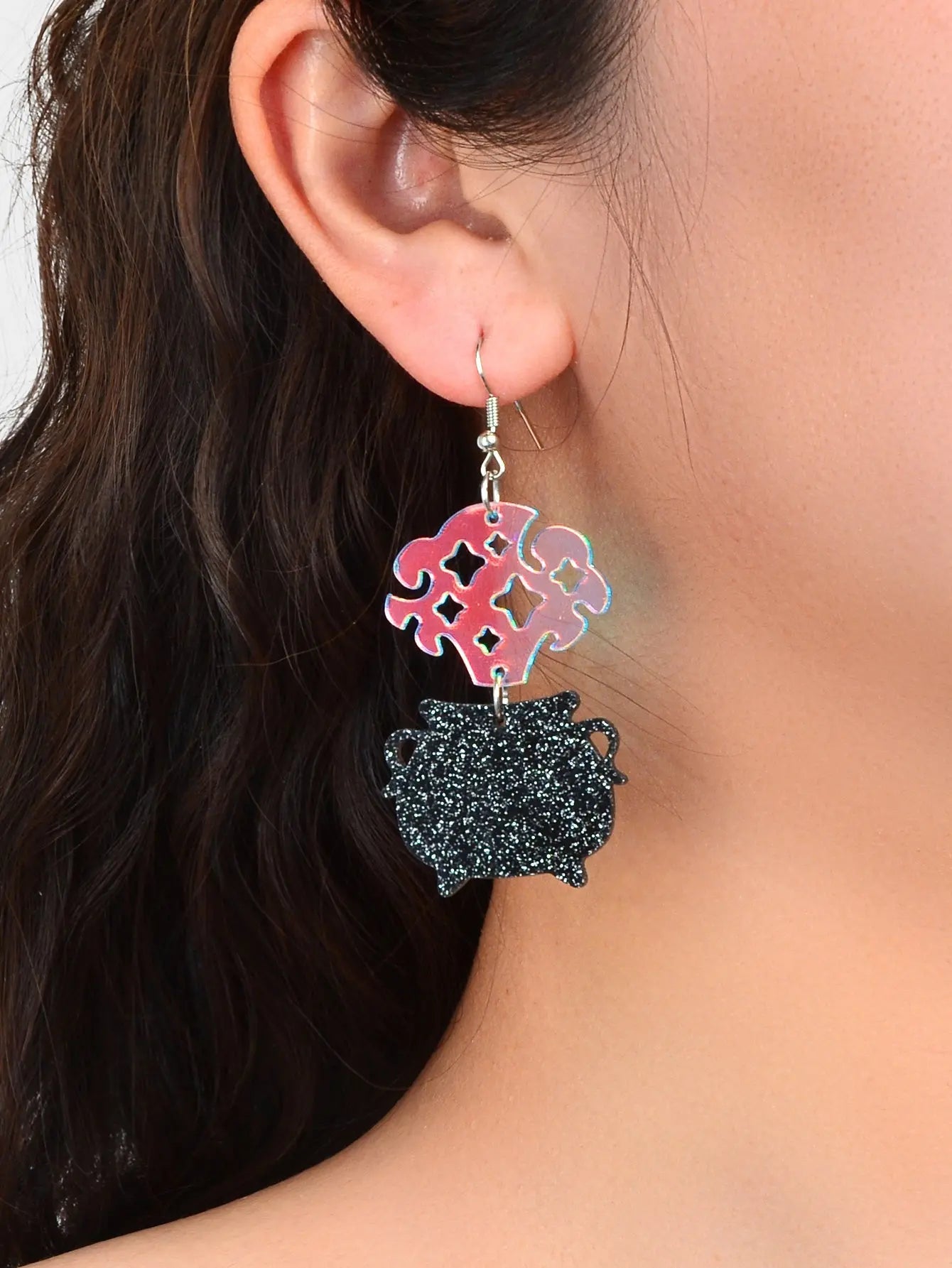 Exaggerated Acrylic Drop Dangle Statement Pot Earrings Funny Costume Jewellery Feelontop Jewellery