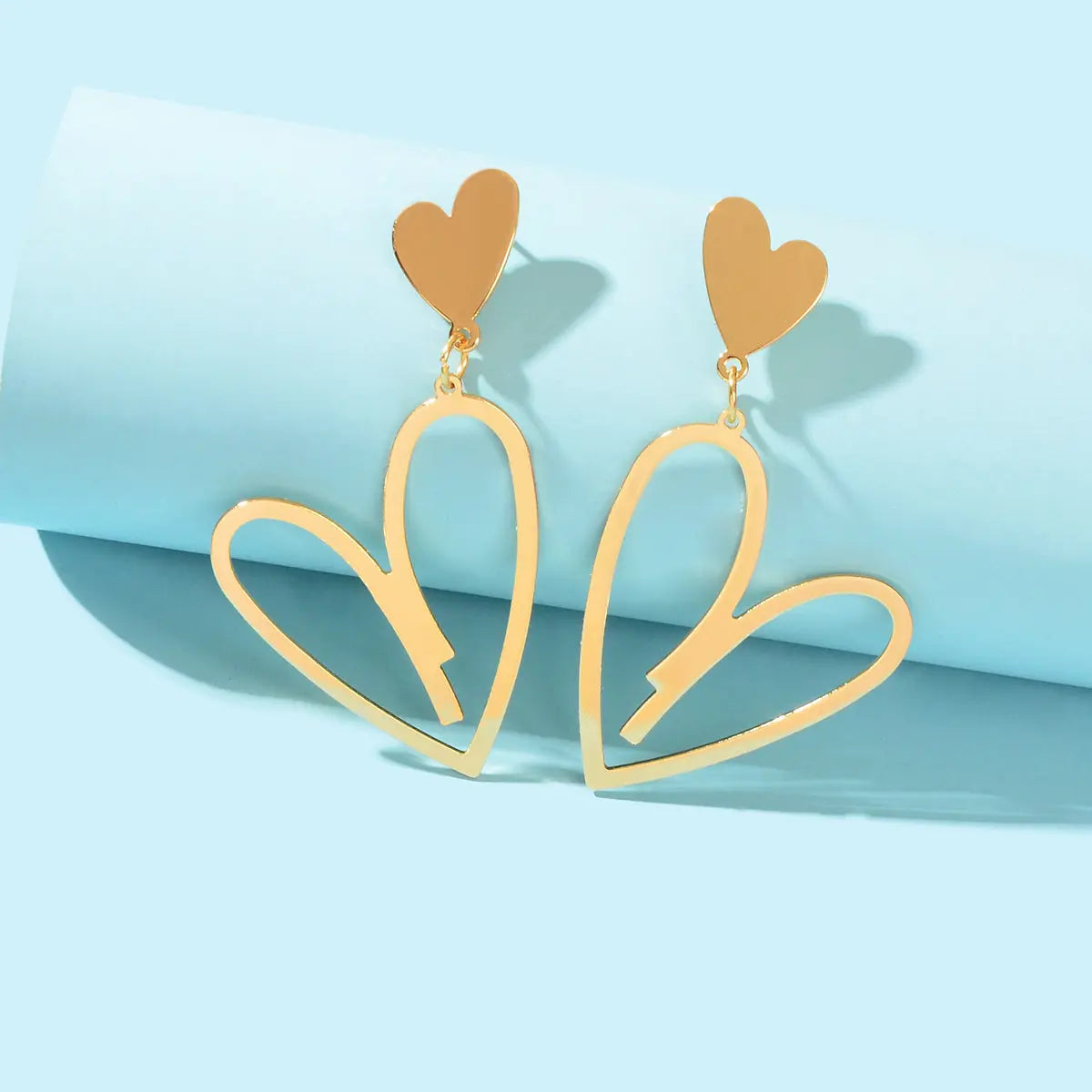 Romantic Heart-shaped Earrings Stylish Ear Accessories Dainty Gifts for Women Feelontop Jewellery