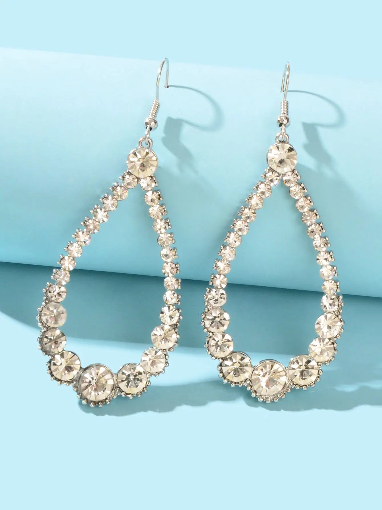 AU Local Black Water Drop Dangle Earrings Halloween Eardrop Jewelry Accessories Feelontop Jewellery