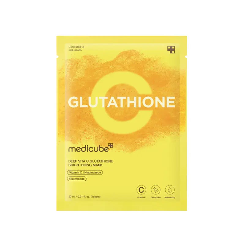 medicube Deep Vita C Glutathione Brightening Mask 27ml-1