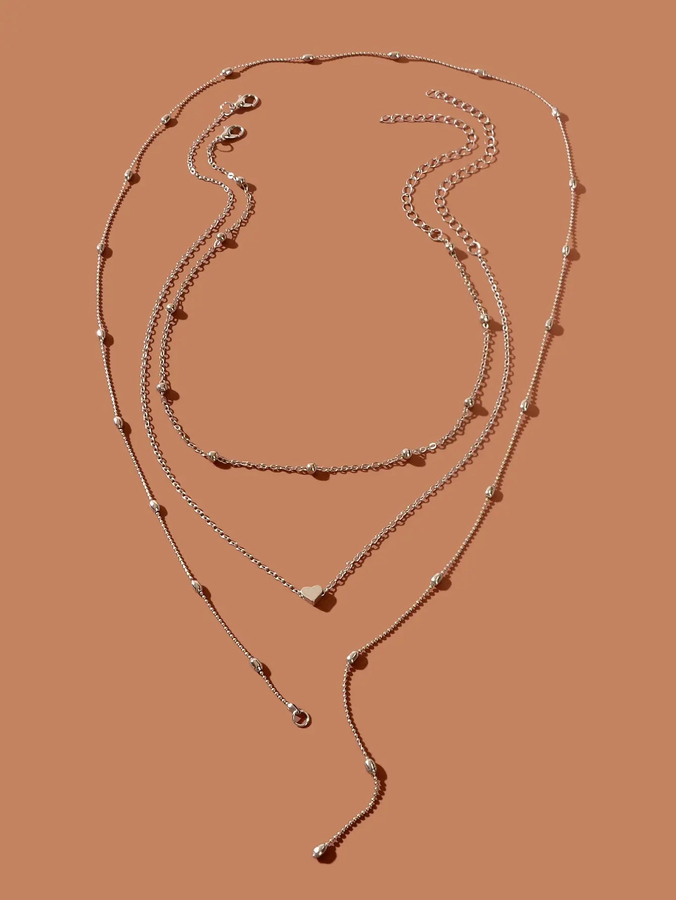 Stunning Multi-Layered Chain Link Necklace Trendy Statement Jewellery for Women Feelontop Jewellery