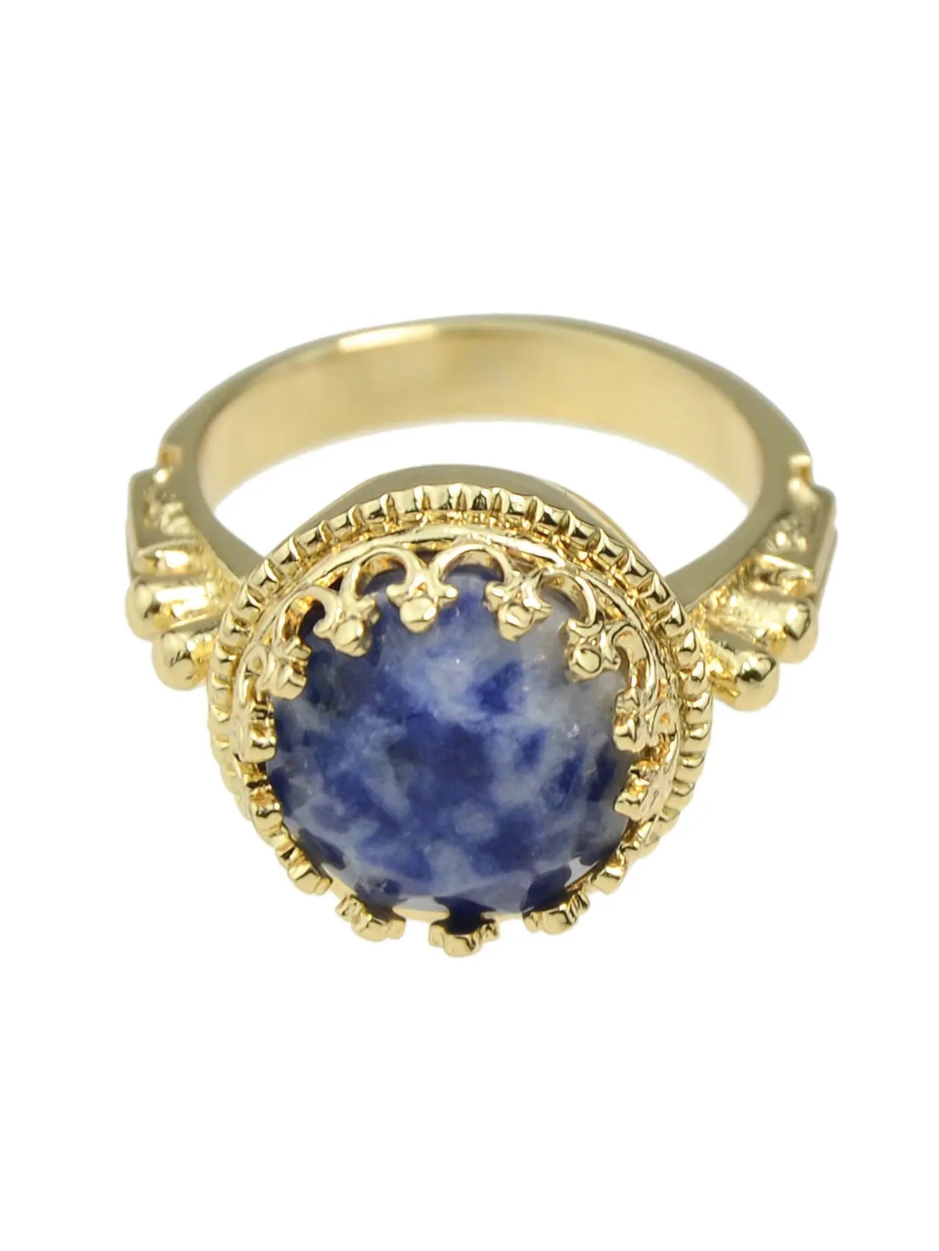 Retro Women Accessories Colorful Resin Round Ball Finger Band Ring Jewelry Gift Feelontop Jewellery