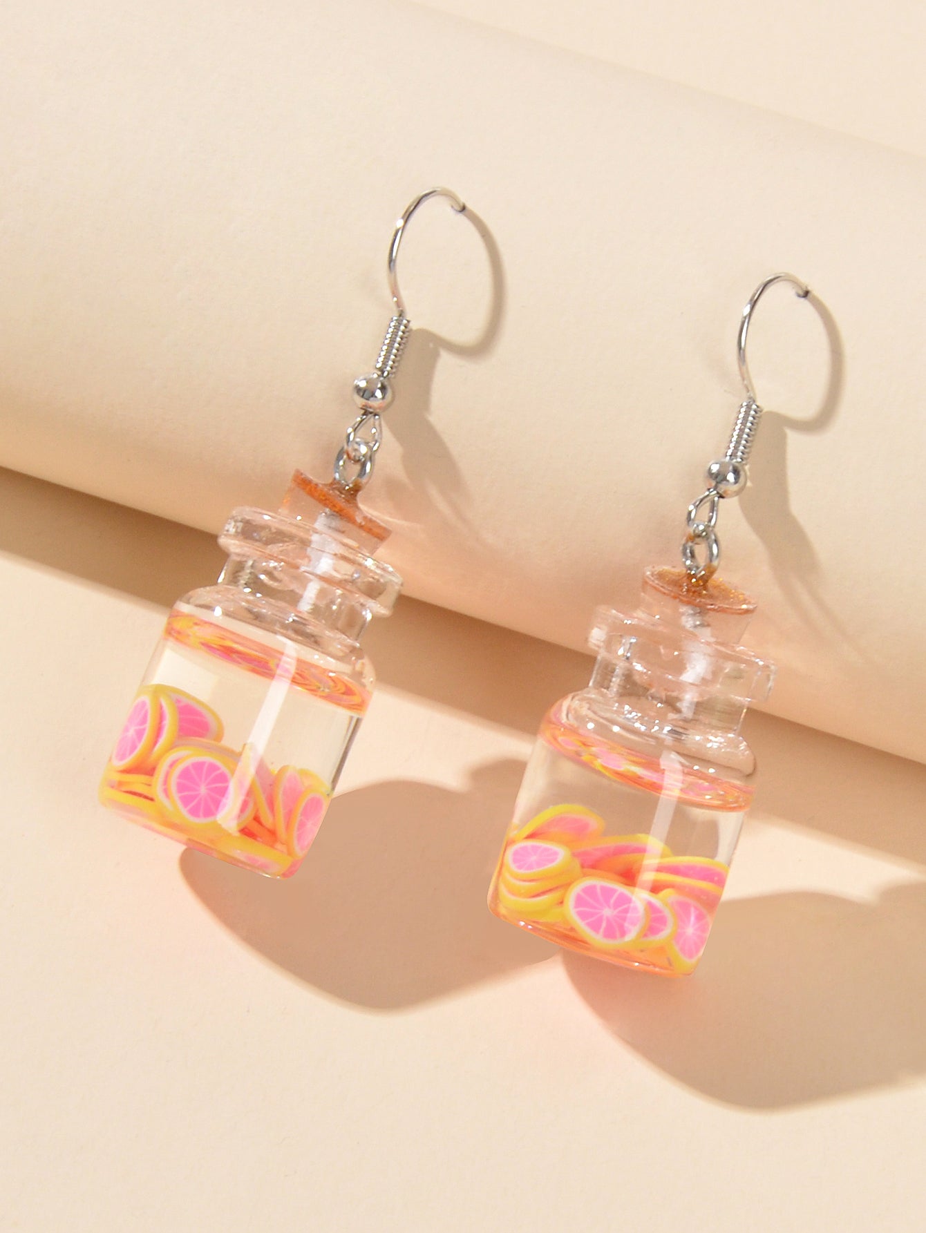 Unique Corked Bottle Driftwood Pendant Earrings Nature-Inspired Boho Chic Jewelry Feelontop Jewellery