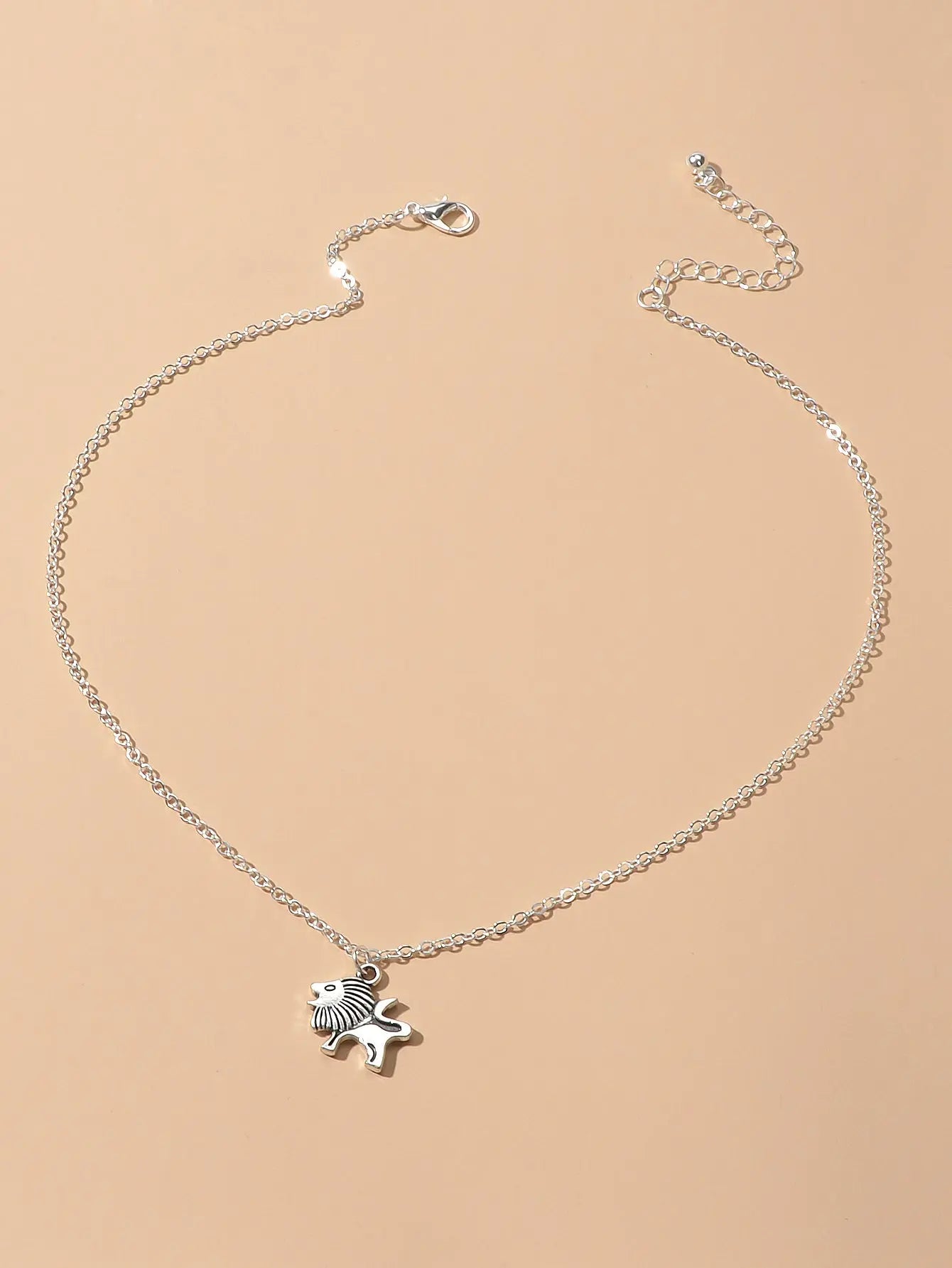 Ladies Jewellery Silver Chain Little Lion Necklace Wholesale Price Accessories Feelontop Jewellery