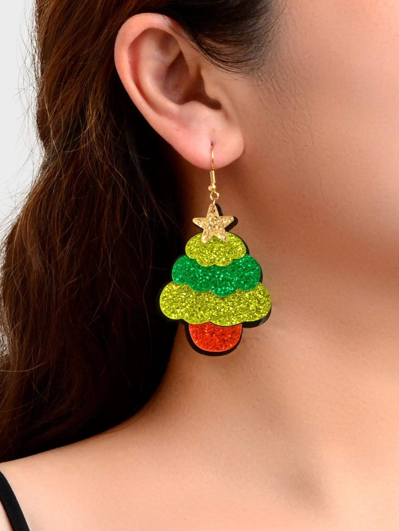 Christmas Gift Earrings Luxurious Colourful Santa Claus Jewellery 2 pairs Feelontop Jewellery