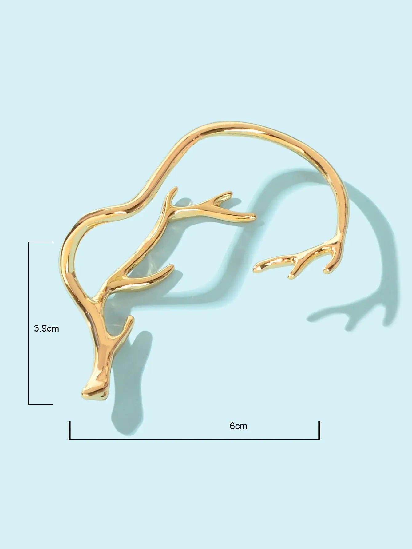 Personality No Piercing Cartilage Ear Cuff Ear Clip Wrap Gold Earring Girls Gift Feelontop Jewellery