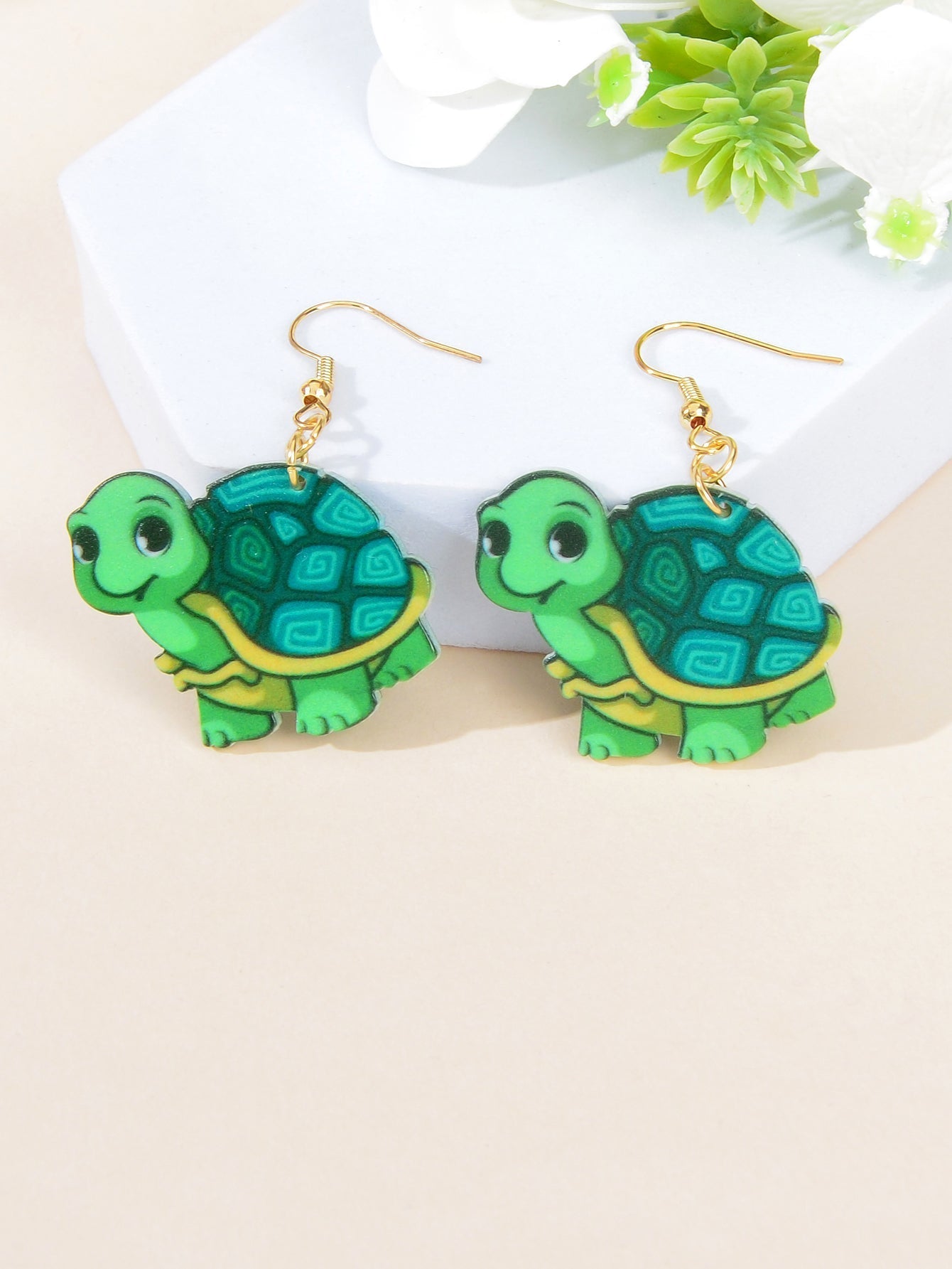 Cute Dinosaur Pendant Earrings Adorable Jurassic Style Statement Jewellery Gift Feelontop Jewellery