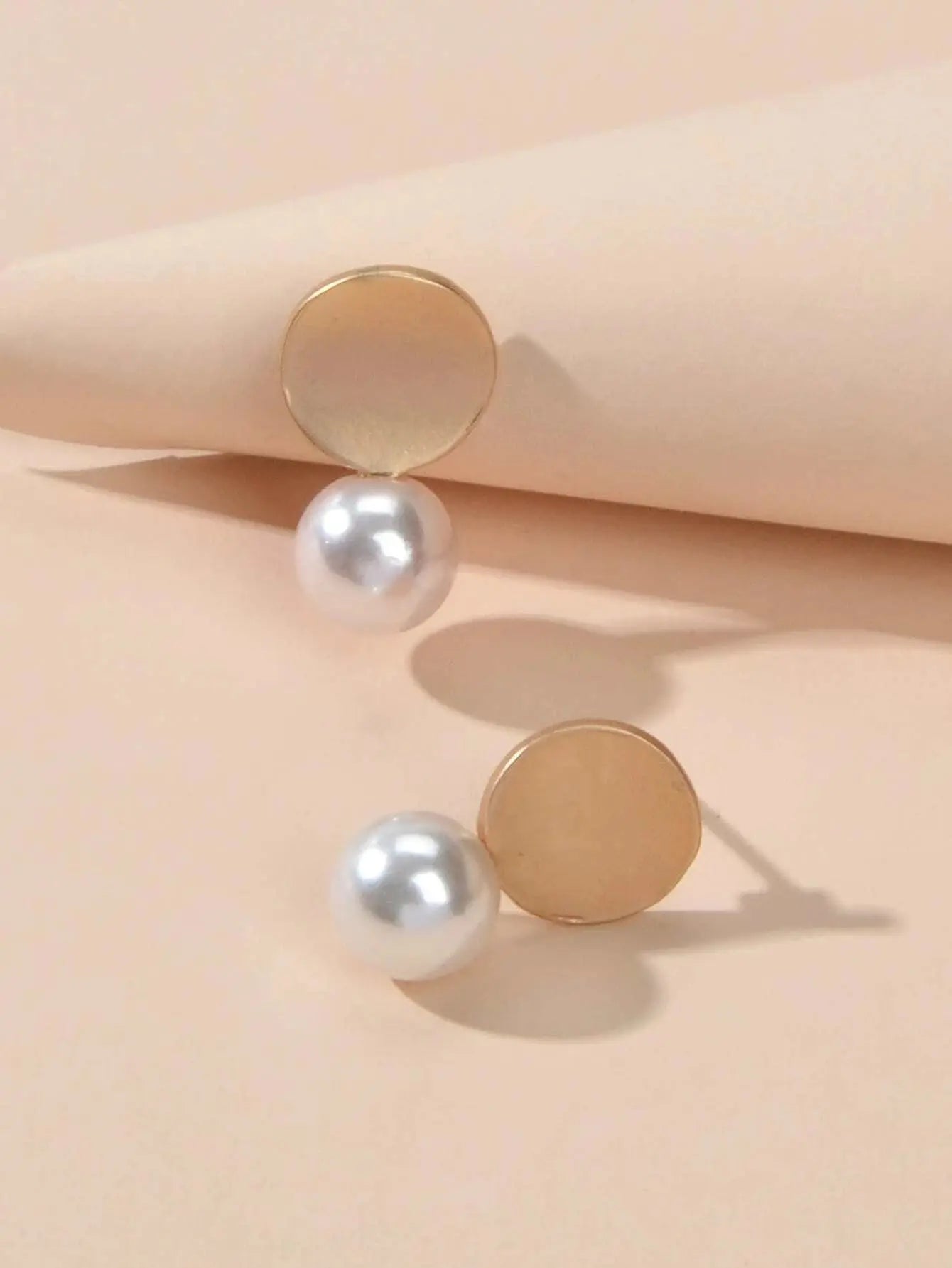 Perfect Wedding Engagement Jewellery set Star Charm Necklace Pearl Stud Earrings Feelontop Jewellery