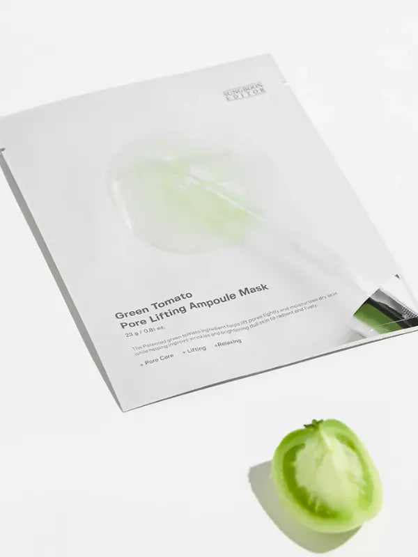 Sungboon Editor Green Tomato Pore Lifting Ampoule Mask 23g-0