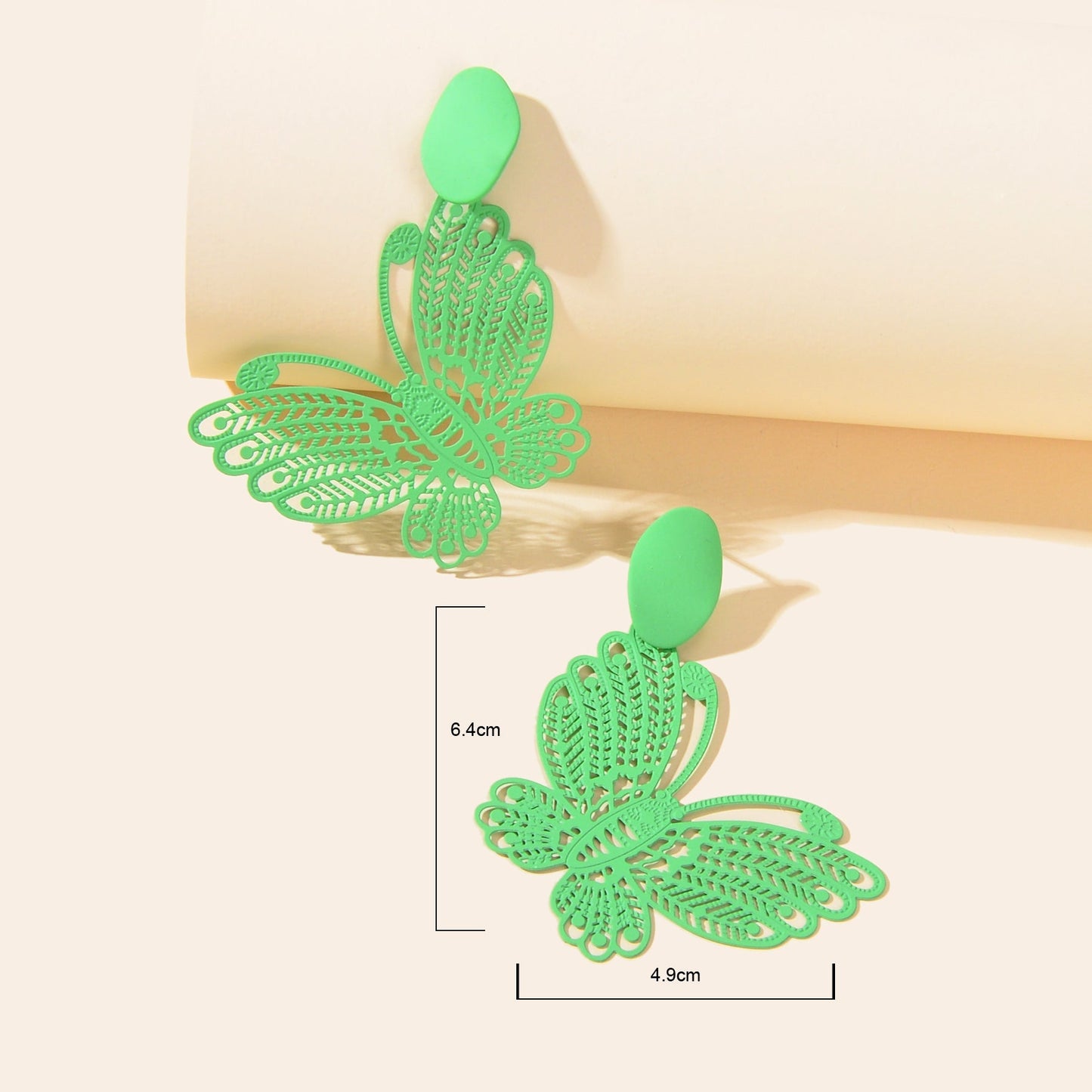 Hollow Butterfly Stud Earrings Insect Charm Jewellery For Women Girls Pary Gift Feelontop Jewellery