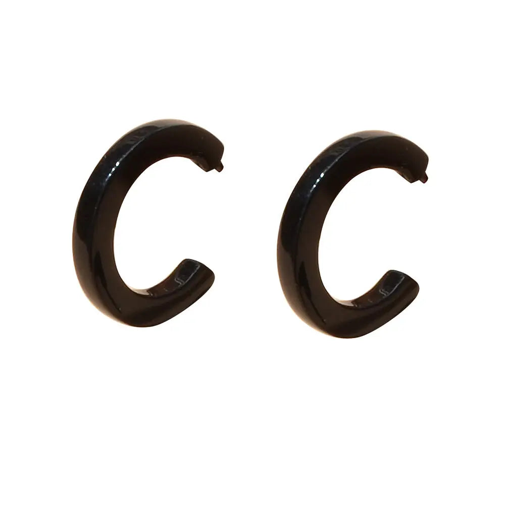 Wholesale Price Circle Acrylic Cute Stud Hoop Earrings Fashion Accessories Gift Feelontop Jewellery