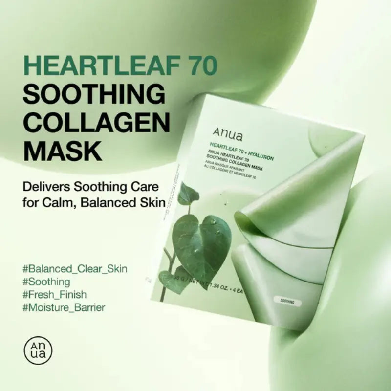Anua Heartleaf 70 Soothing Collagen Mask 38g-2
