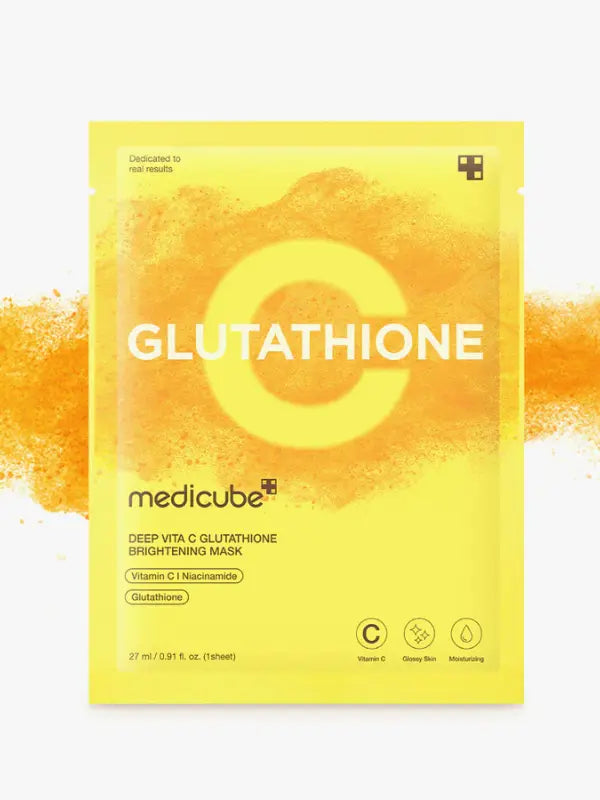 medicube Deep Vita C Glutathione Brightening Mask 27ml-0