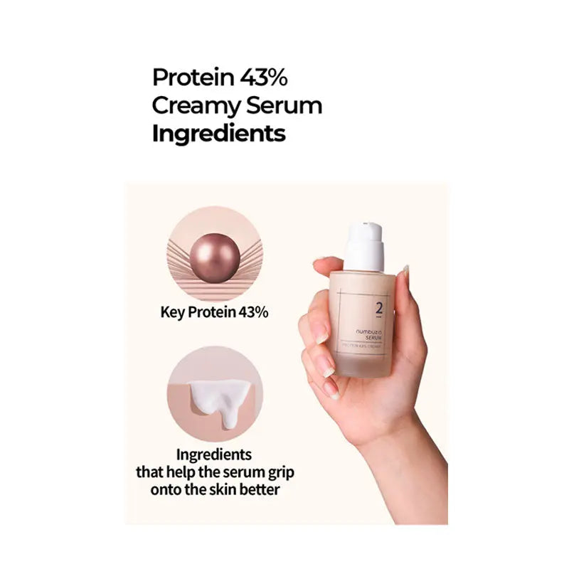 Numbuzin No.2 Protein 43% Creamy Serum  50ml-2